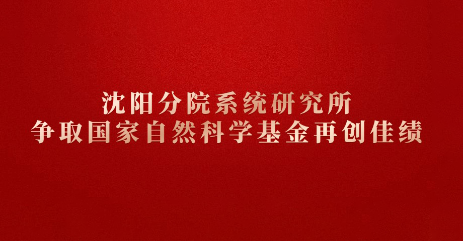 沈陽分院系統(tǒng)研究所爭(zhēng)取國家自然科學(xué)基金再創(chuàng)佳績(jī)